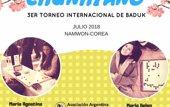 Dos jugadoras argentinas en el 3.º Torneo Internacional de Baduk