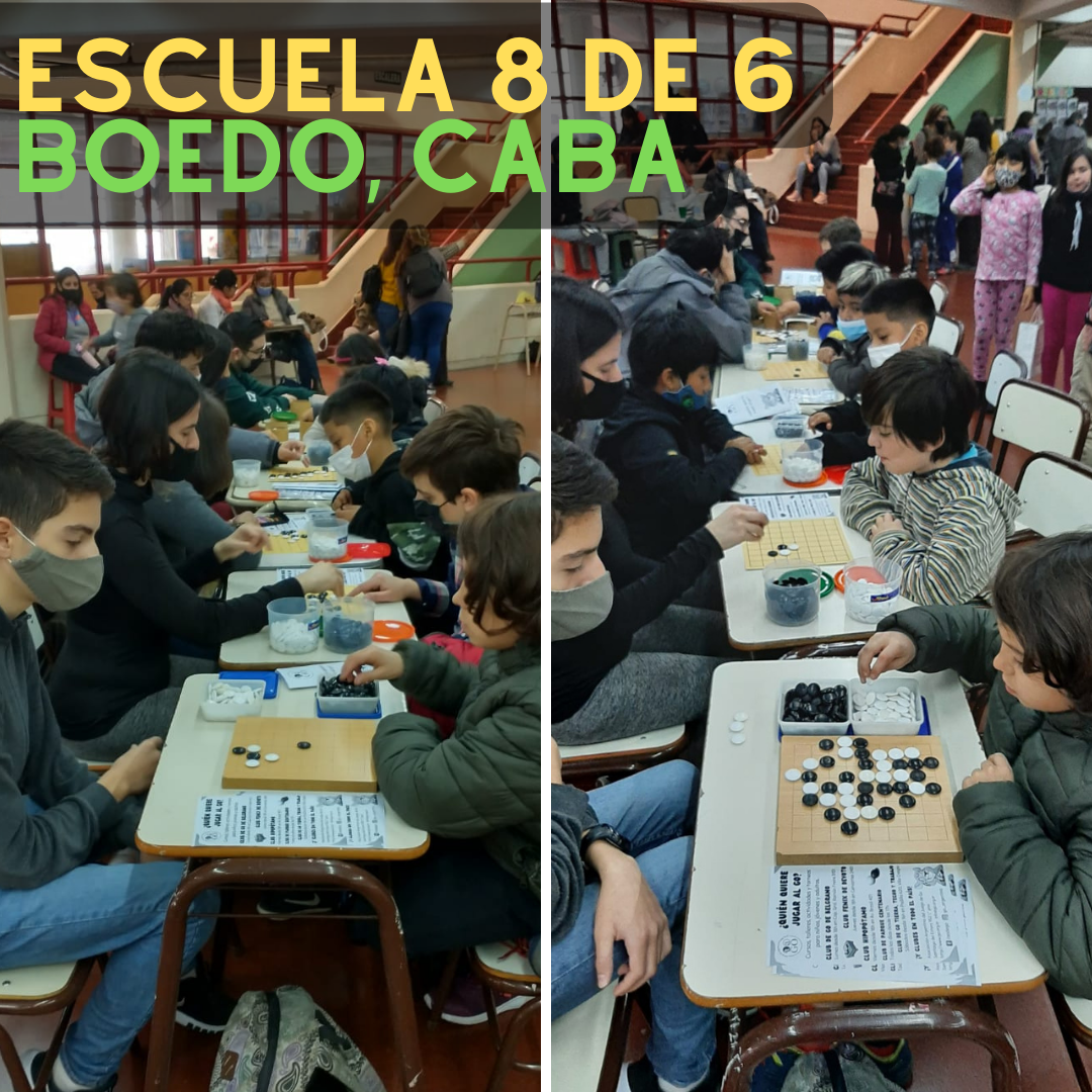 Taller de Go en la Escuela 8 DE 6 de Boedo