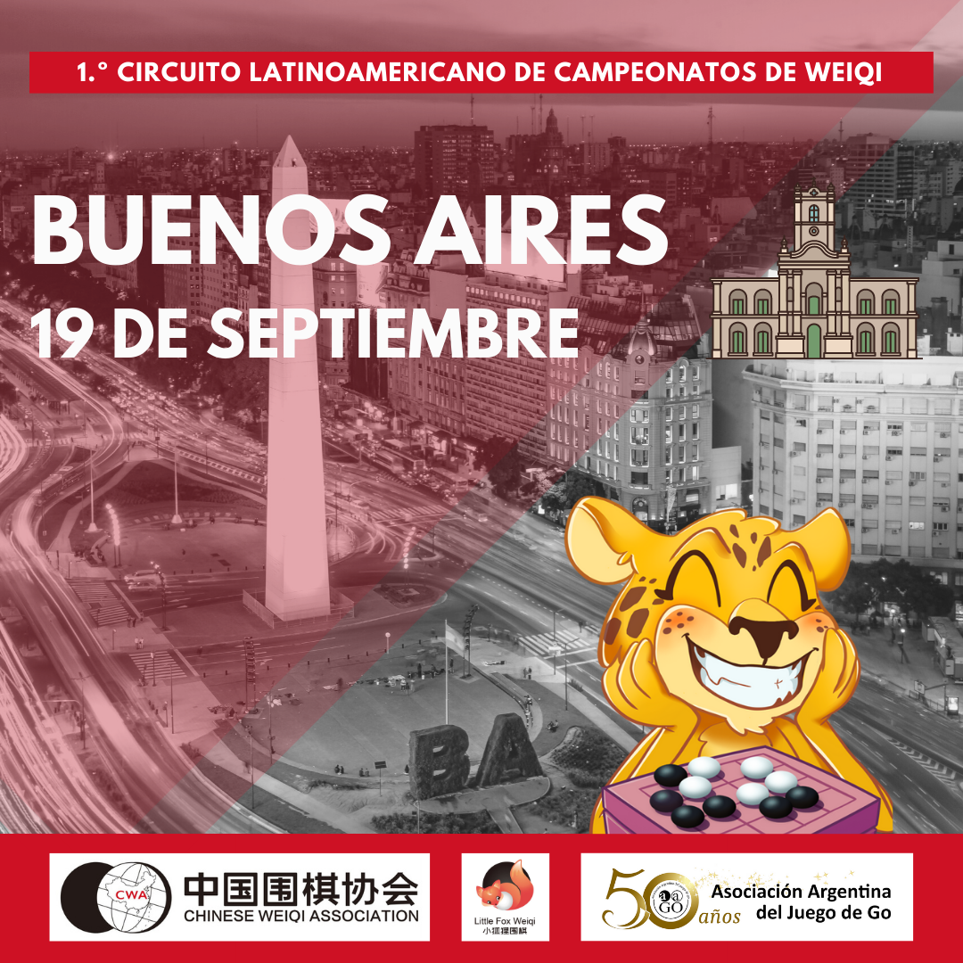 1.º Circuito Latinoamericano de Campeonatos de Weiqi - Serie Argentina - Clasificatorio regional Buenos Aires - 2021