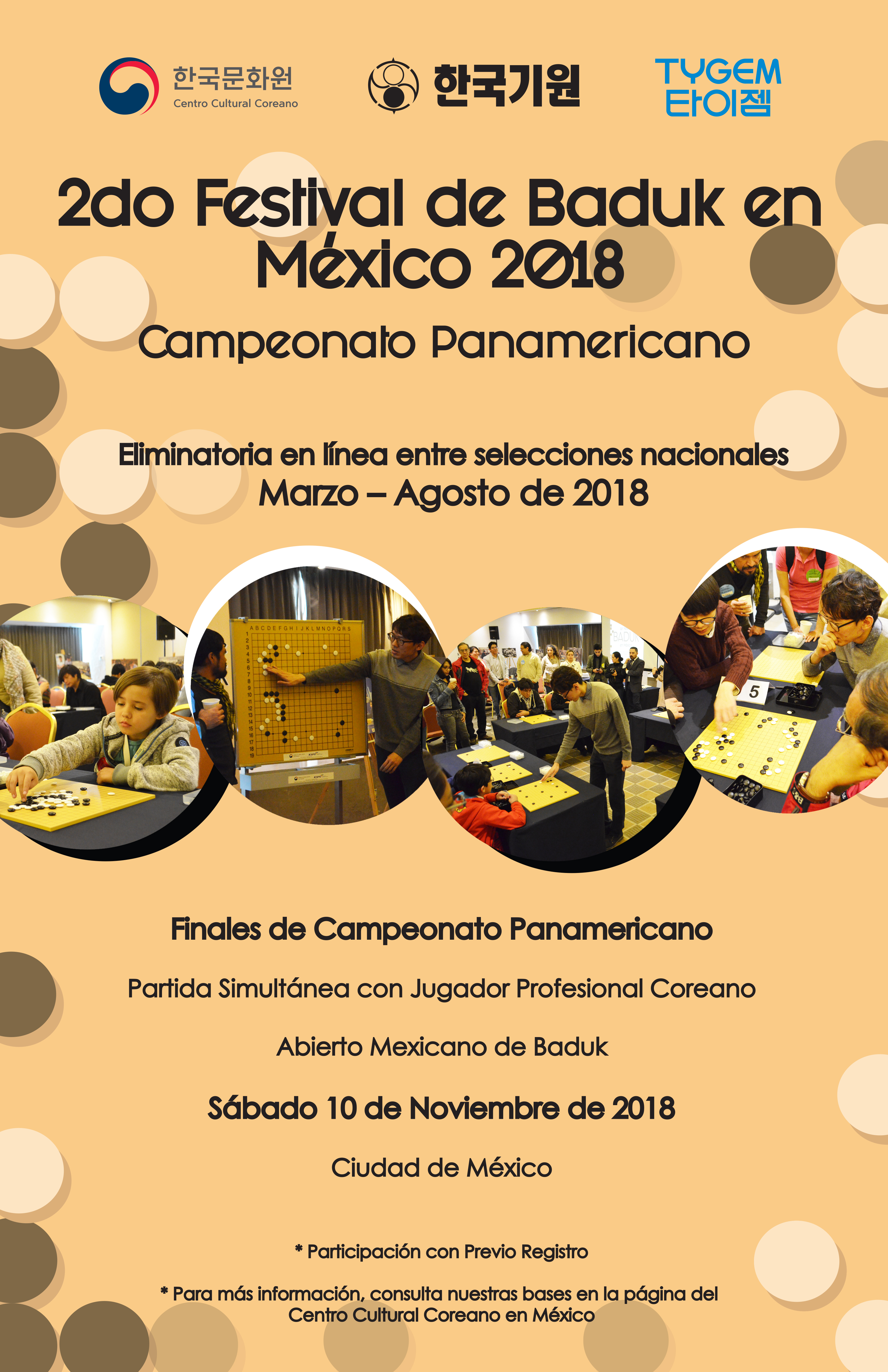 2.º Festival de Baduk en México - Campeonato Panamericano - 2018