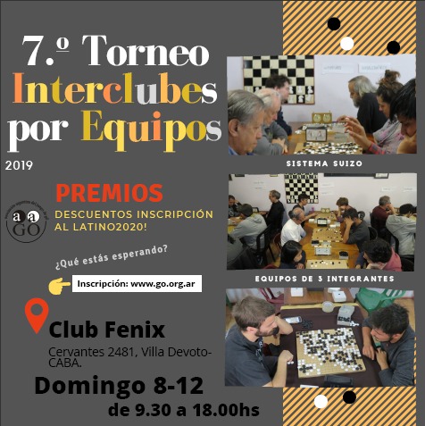 7.º Torneo Interclubes por Equipos - 2019